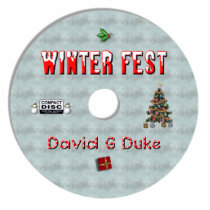 winterfest disk label photo sculptures
