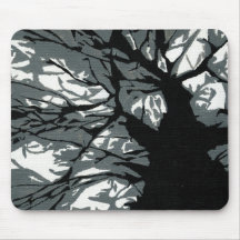 WinterLookingUp Mouse Pads