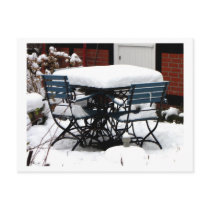 Winterpause postkarten