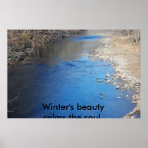 \Winter's beauty calms the... Posters