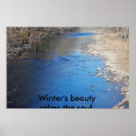 \Winter's beauty calms the... Posters