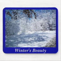 Winter's Beauty mousepads by DianasMoon Winter's Beauty mousepads