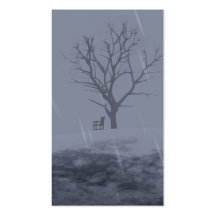Winter's Chill Bookmarks Business Card