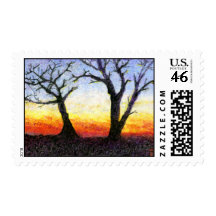 Winter's Dance by Judy Rey Wasserman Postage