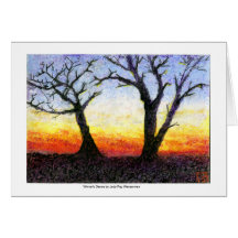Winter's Dance Greeting Card
