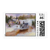 Winters Dream postage stamp
