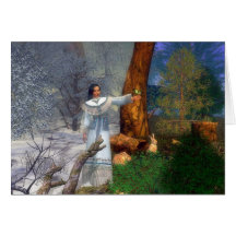 Winter's Dreams Of Spring Card