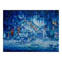 Winter's Glow Poster posters