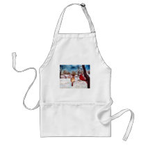 Winters Serenity Cardinal Apron