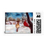 Winters Serenity Cardinal Postage