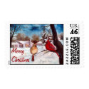 Winters Serenity Christmas Postage Stamps by bmthour Winters Serenity Christmas Postage Stamps