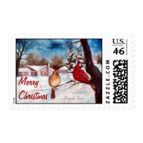 Winters Serenity Christmas Postage Stamps