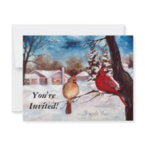 Winters Serenity invitations by bmthour Winters Serenity invitations
