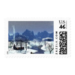 Winters Serenity Postage Stamps