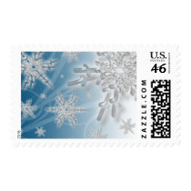 Winter's Snow Postage Stamp