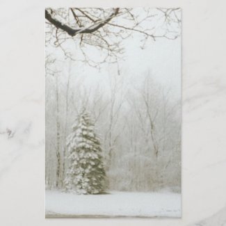 Winter's Trees Stationery