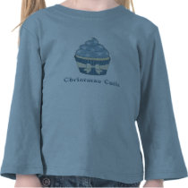 Wintry Cupcake with Text Tee Shirts