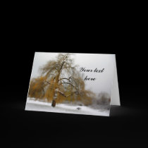 Wintry Day greeting card