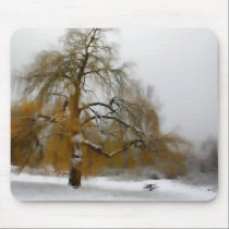 Wintry Day mousepad mousepads