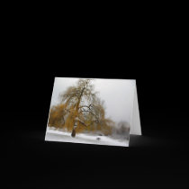 Wintry day notecard