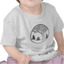 Wintry Globe T-shirts
