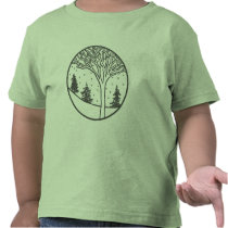Wintry Globe Tee Shirts