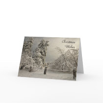 Wintry Snowy Trees - Greeting and Note Card by LoisBryan Wintry Snowy Trees - Greeting and Note Card