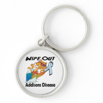 Wipe Out Addisons Disease Keychains