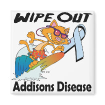 Wipe Out Addisons Disease Refrigerator Magnets