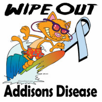Wipe Out Addisons Disease Acrylic Cut Outs