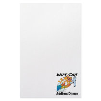 Wipe Out Addisons Disease Personalized Stationery