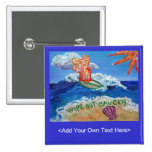 Wipe Out Cancer Angel Button