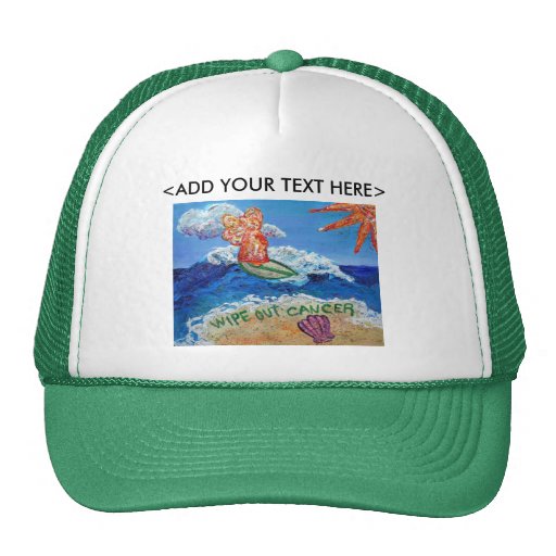 Wipe Out Cancer Angel Hat