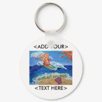 Wipe Out Cancer Angel Keychain
