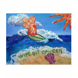 Wipe Out Cancer Angel  T-Shirt