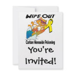Wipe Out Carbon Monoxide Poisoning Custom Invites