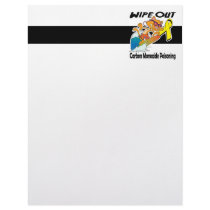 Wipe Out Carbon Monoxide Poisoning Letterhead Template