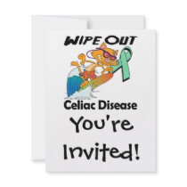 Wipe Out Celiac Disease Personalized Invites