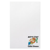 Wipe Out Celiac Disease Stationery Design
