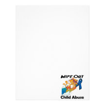 Wipe Out Child Abuse Customized Letterhead