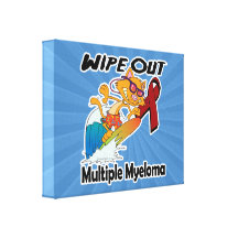 Wipe Out Multiple Myeloma Stretched Canvas Print