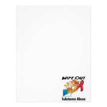 Wipe Out Substance Abuse Personalized Letterhead