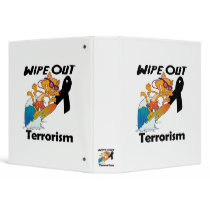 Wipe Out Terrorism 3 Ring Binder