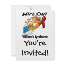 Wipe Out Williams Syndrome Invite