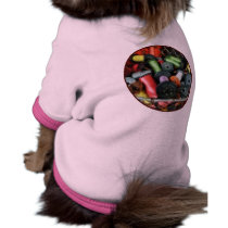 Wire Basket With Thread Dog T-shirt
