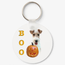 Wire Fox Terrier Boo keychains by GreyWolfCreation Wire Fox Terrier Boo keychains
