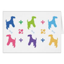 Wire Fox Terrier Card