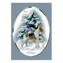 Wire Fox Terrier Christmas Gifts business cards