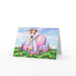 Wire Fox Terrier Easter Greeting Cards