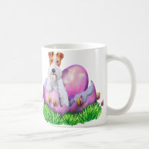 Wire Fox Terrier Easter mugs